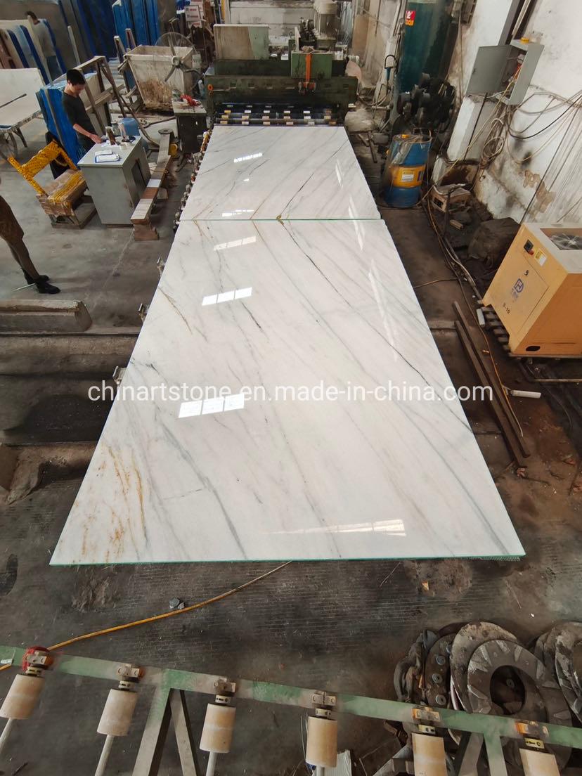 New Oriental Calacatta White Golden Marble for Slab Wall and Floor Tile