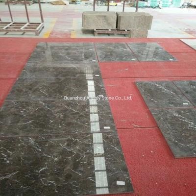 Wholesale Natural Cyprus Grey Marble Flooring Bathroom Wall Stone Tile