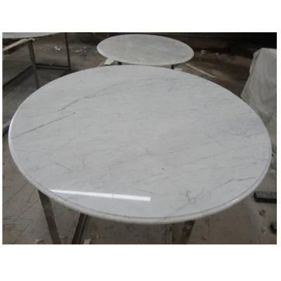 High Quality Carrara White Marble Round Table Top