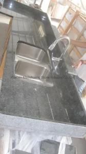 Verde Ubatuba Green Bench Countertops with Undermount Steel Sink