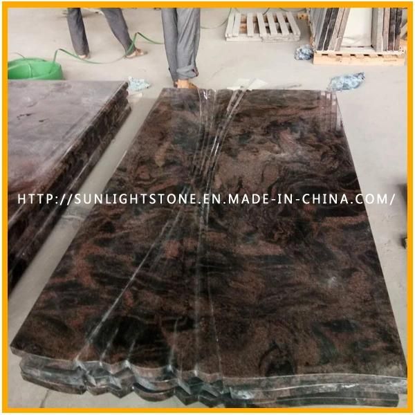 European Style India Paradiso Granite Tombstone Monument Cover Slab
