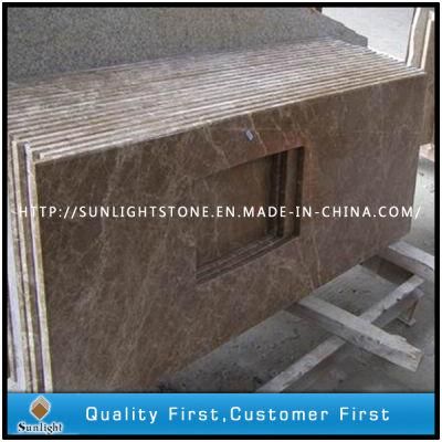 Brown Light Emperador Marble for Countertops and Vanity Tops