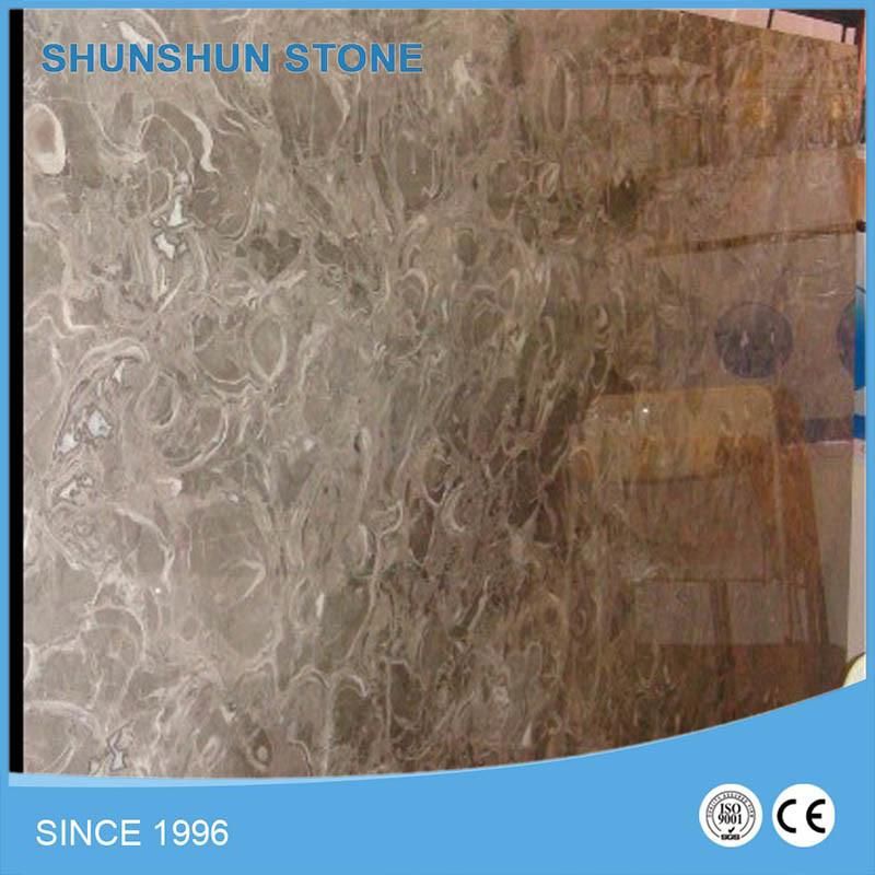 Grey China King Flower Marble Slabs for Wall and Flooring