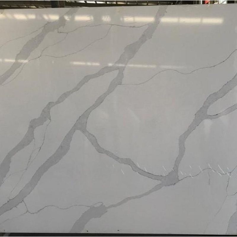Calacatta Statuario Quartz for Furniture Tops/Interior Cladding/Kitchen Countertop/Shower & Tub Surrounds