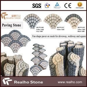 High Quality Fan Shaped Granite Cobblestone/Cubic/Cube/Paving Stone for Driveway, Walkway