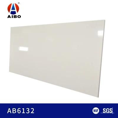 Custom Carrara Quartz Slab Artificial Quartz Stone Strong Weather Resistant
