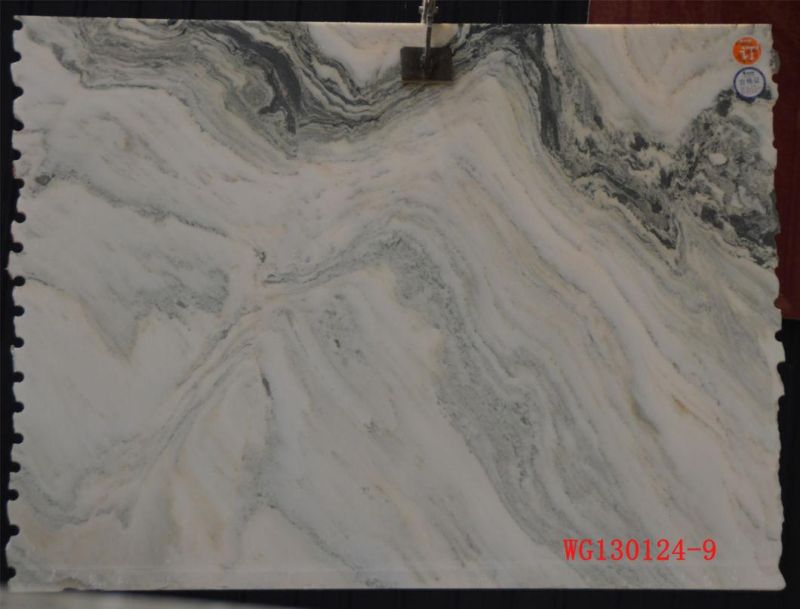 Lanscape White Marble Slabs, Marble Tiles and Marble