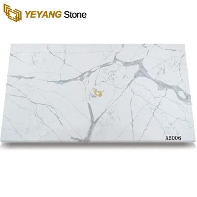 High Quality Calacatta Vaneto Quartz Stone Slab Wholesale Price