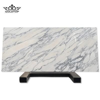 Weather Flow Retro Arabescato White Natural Marble Stone for Kitchen and Villa Countertops