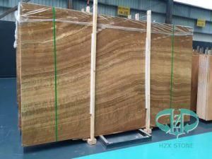 Natural Polished Imperial Wood Vein Marble for Kitchen/Bathroom/Wall/Flooring/Step/Tile/Cladding