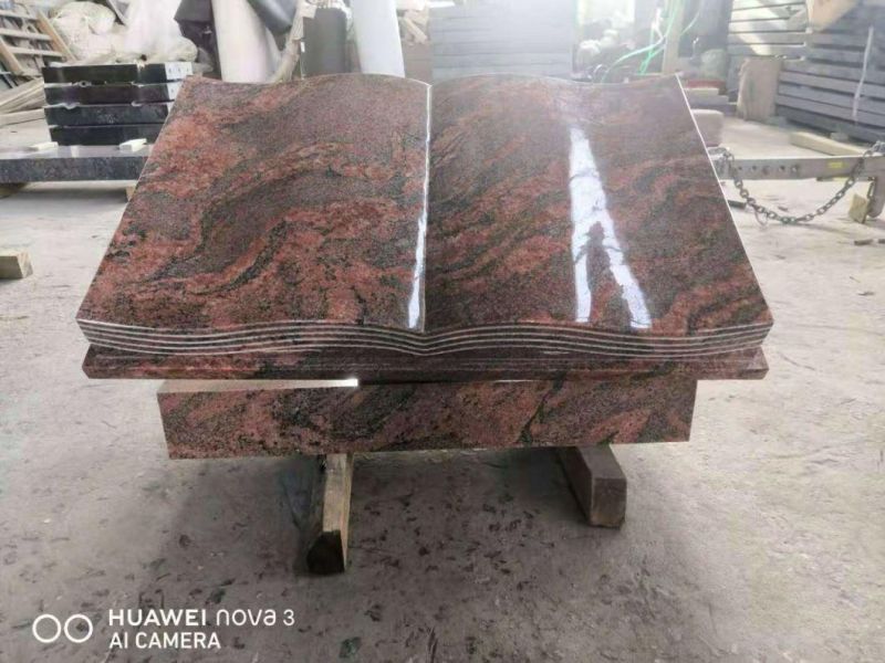 Pink Granite Sandwave Granite Tombstone Monument Headstones