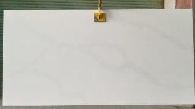 White Calacatta Work Top Artificial Quartz Stone Countertop Home Decoration