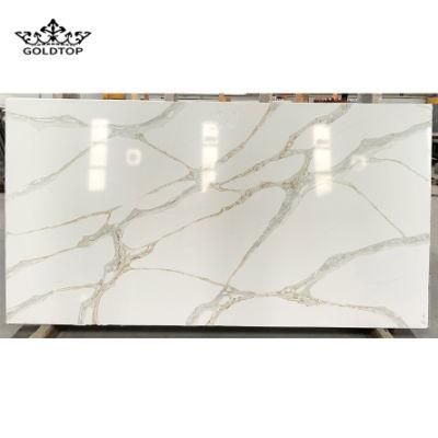Calacatta Primo Bathroom Vanity Wall Panels Kitchen Cabinet Countertops Island Worktop Table Tops Artificial Stone Slab Quartz Tiles