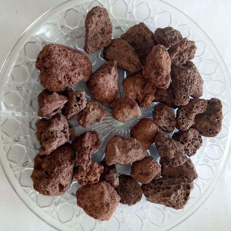Supply Red Pumice Lava Stone Size 6-8mm, 7-8mm, 8-10mm