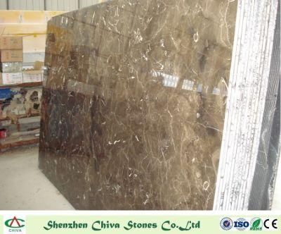 Dark Emperador Chinese Marble Slabs Tile Brown
