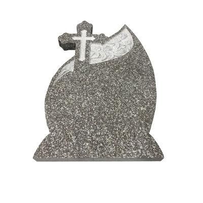 G664 Brown Star Granite Tombstone Headstone for Cemetery Memorials