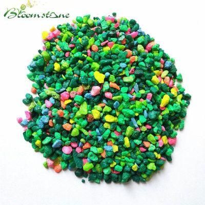 Wholesale Aquarium Artificial Colored Pea Gravel