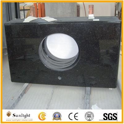 Popular Black Galaxy Granite Bar Tops &amp; Tabletops for Meeting Room