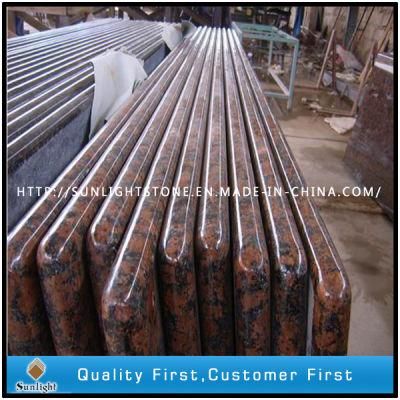 Full Bullnose Natural Carmen Red Granite Stone Kitchen Countertops