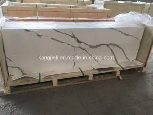 Calacatta Agglomerated Quartz Island Top/Countertop/Vanity Top for Kitchen/Bathroom