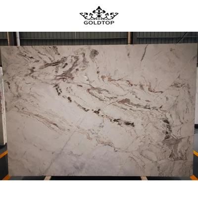 New Design Natural Marble Elba White Marble Slab with Good Price for Kitchen Bathroom Tiles
