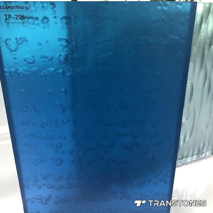 3D Pattern Translucent Decorative Lightweight Blue Acrylic Sheet