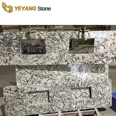 Nature High Strength Ice Blue/Grey Granite Countertops Stone Kitchen Vanity Tops
