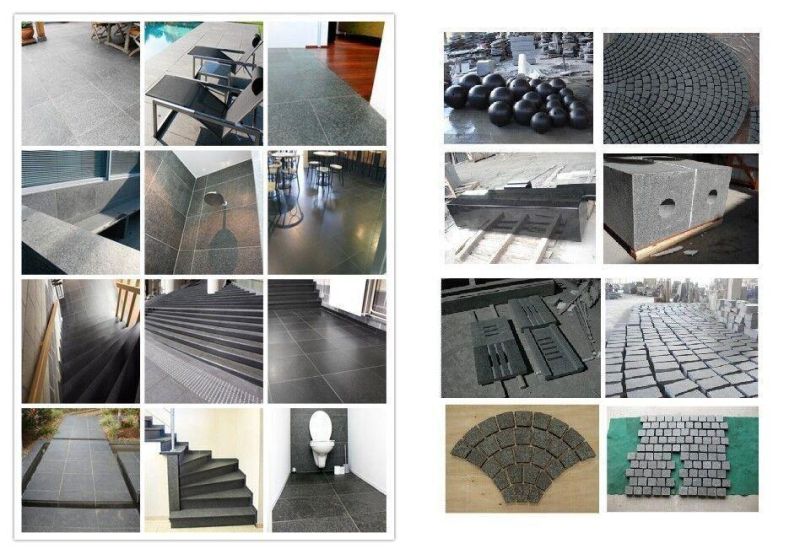 Chinese Flamed Granite New G684 for Flooring Wall Caldding Tile Slab