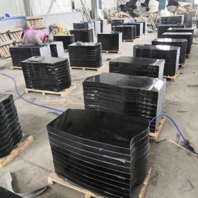China Black Granite Rectangular Monument