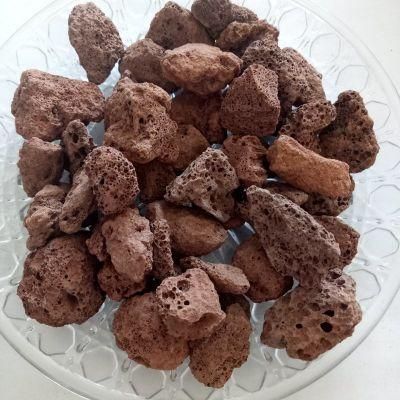 Supply Red Pumice Lava Stone Size 6-8mm, 7-8mm, 8-10mm