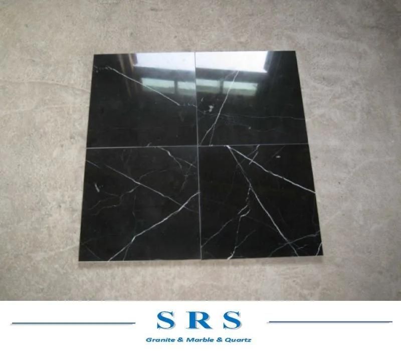 Black Nero Marquina Marble for Slab/Floor/ Wall Tile