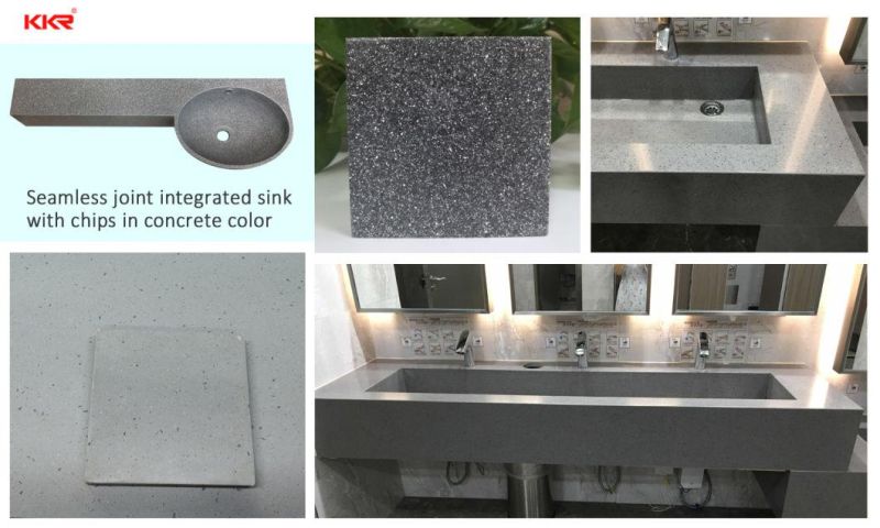 Luxury Modern Bathroom Vanity Top Home Integrate with Sink Vanity Tops