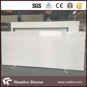 Popular Artificial Stone Cararra White Quartz for Countertop
