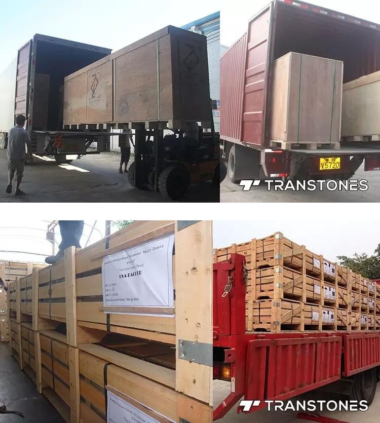 Transtones Black Texture Artificial Stone Panel for Decorative Alabaster Light Box