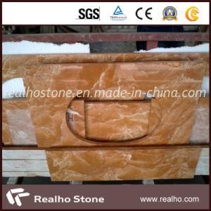 High Polished Diana Rose Marble Kitchen Top Countertop