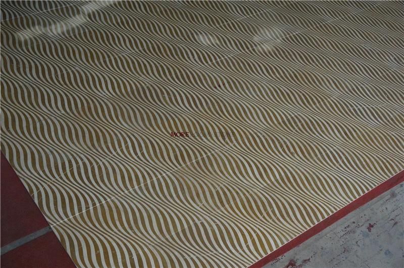 Moreroom Stone Lobby Water Jet 3D Effect Natural Stone Marble for Floor and Wall