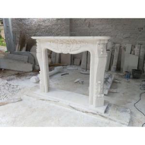 New Design Decorative Natural Marble Fireplace Mantels