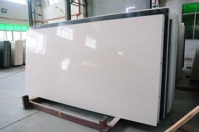 White Color with Artifical Quartz Stone Big Slab for Kitchen Countertop