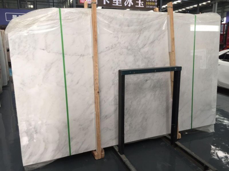Popular Natural White Marble/Eastern White Slab and Tile for Hotel Wall Floor Decorate