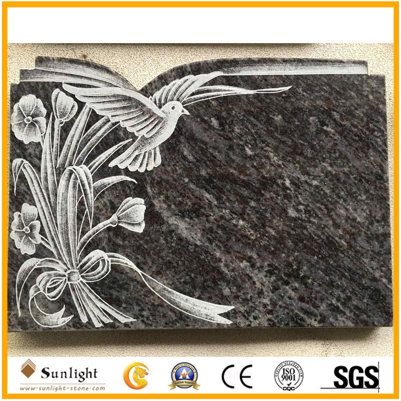 Polished Granite Tombstone on Cheap Price Customized Design Monuments Plaques