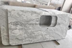 Indian Polished River White Stone Granite Countertops for Kitchen Bathroom Hotel