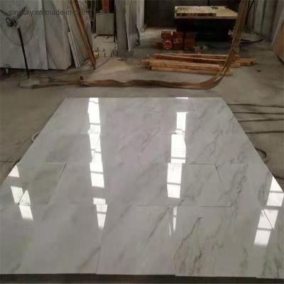 China White Carrara Marble Tile Similar Italian Marble for Design