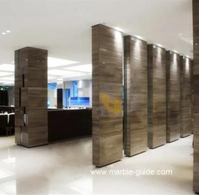 Polished Brown/Coffee Wooden Marble Slab for Countertop/Tile/Flooring/Wall/Countertop/Kitchen/Bathroom