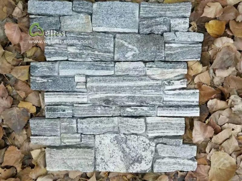 Grey Granite Natural Stone Cladding for Wall Facade