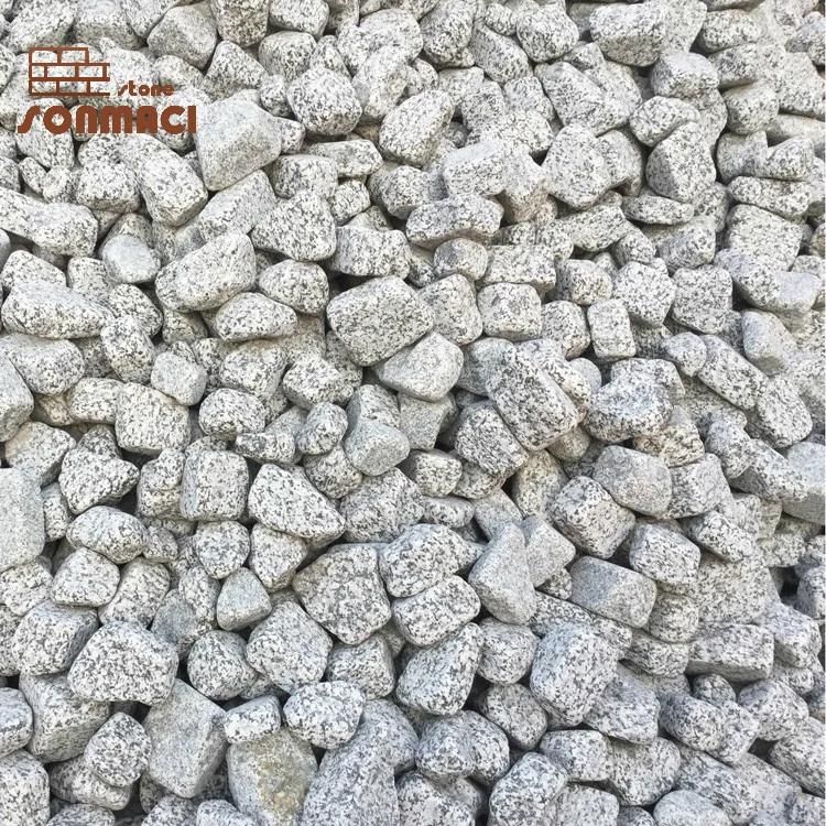 Black White Point Mechanical Gravel Stone Pebbles