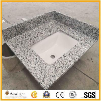Cheap Swan White/Grey Granite Countertop/Vanity Top for Kitchen Bathroom