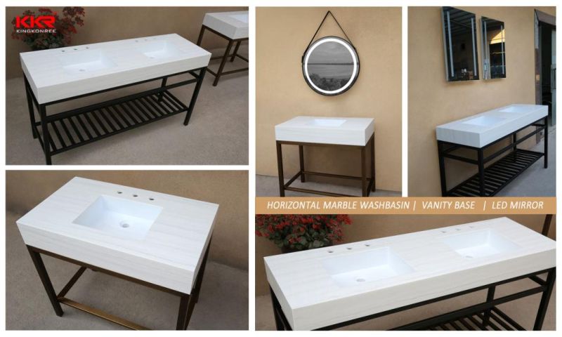 Custom Solid Surface Vanity Tops Artificial Stone Worktop for Kitchen