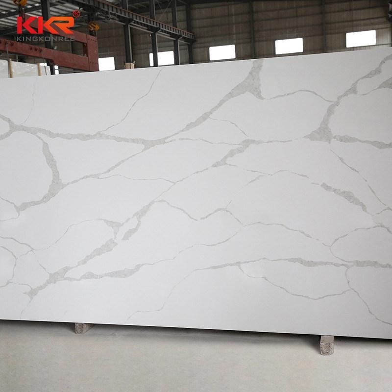 Calacatta Gold Black Quartz for Kitchen Countertop 2cm to 3cm Stone Slab