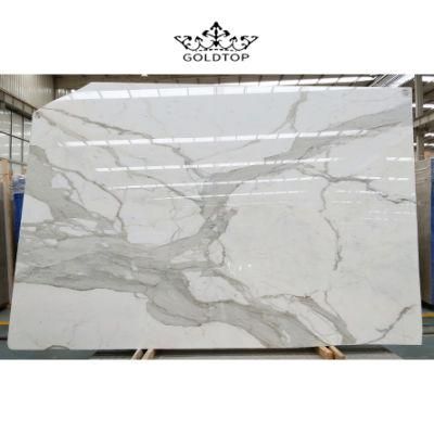 Kitchen Cabinet Countertops Island Worktop Wall Panels Calacatta White Tiles Tabletops Bathroom Vanity Natural Stone Marble Slab