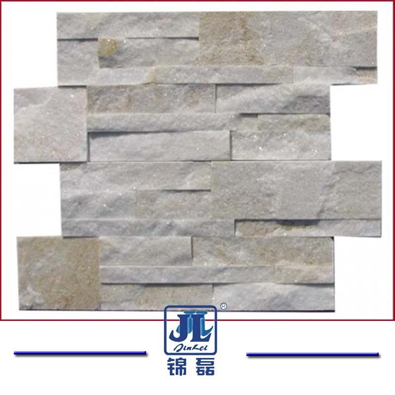 Natural Black/ Grey/White/Rusty/Pink/Green Quartzite Nature Culture Stone Stacked Slate for Wall Panels 18 X35mm